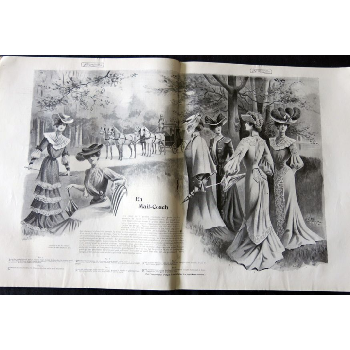 Publication Femina N° 13 du 1° août 1901. La femme et la famille aux éditions Pierre Lafitte & Cie Paris