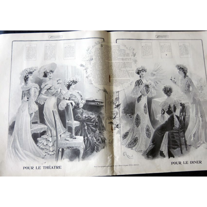 Publication Femina N° 17 du 1° octobre 1901. La femme et la famille aux éditions Pierre Lafitte & Cie Paris avec suplément