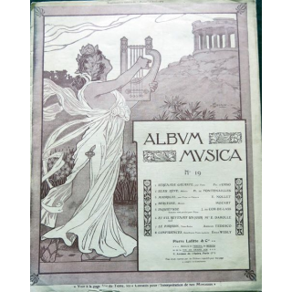 Album Musica N° 19 de avril 1904 aux Editions Pierre Lafitte & Cie Editeurs