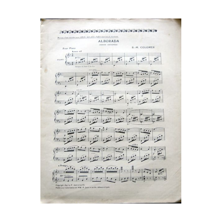 lbum Musica N° 25 de octobre 1904 aux Editions Pierre Lafitte & Cie Editeurs