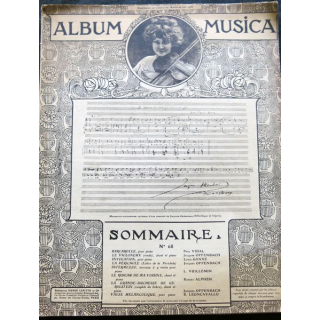 Album Musica sommaire N° 68 de mai 1908 aux Editions Pierre Lafitte & Cie Editeurs
