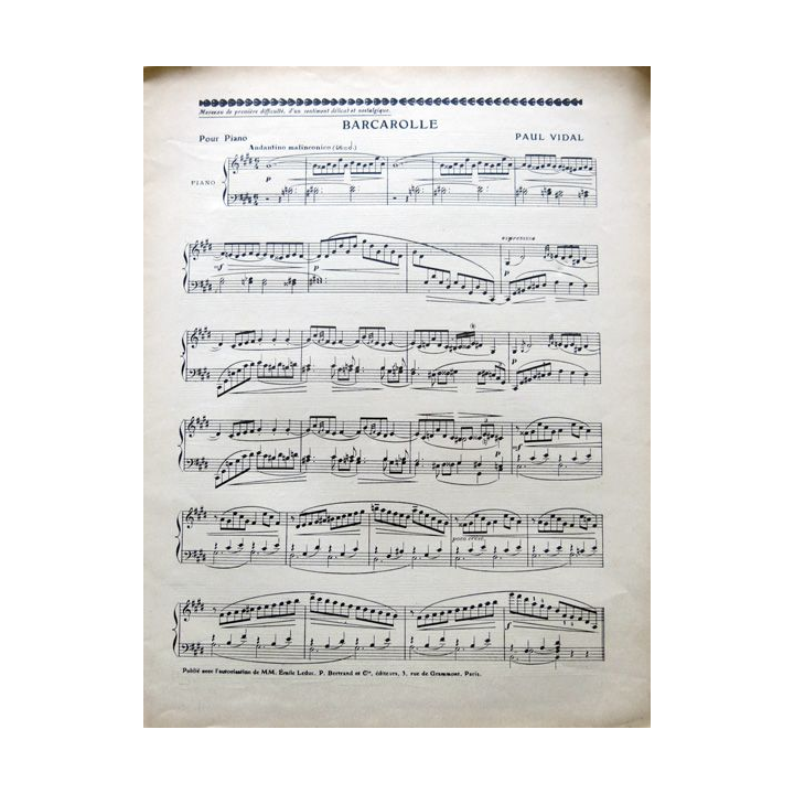 Album Musica sommaire N° 68 de mai 1908 aux Editions Pierre Lafitte & Cie Editeurs