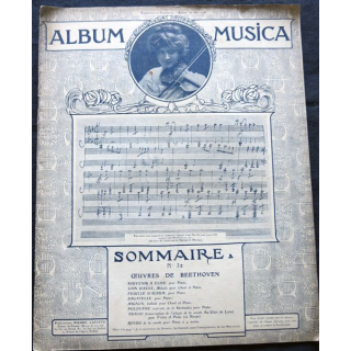 Album Musica sommaire N° 32 de mai 1905 aux Editions Pierre Lafitte & Cie Editeurs