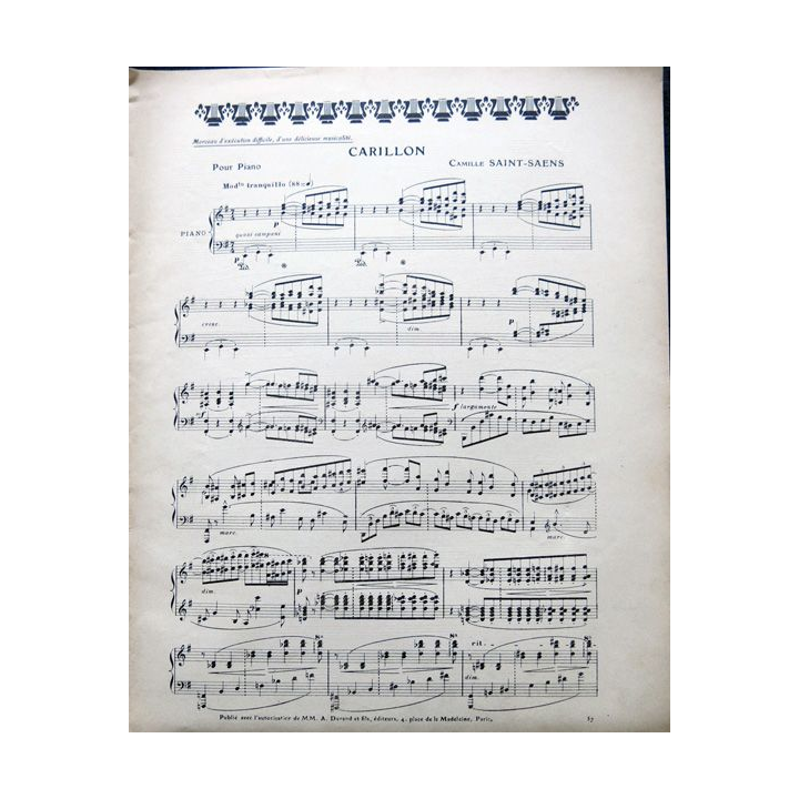 Album Musica sommaire N° 57 de juin 1907 aux Editions Pierre Lafitte & Cie Editeurs