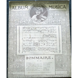 Album Musica sommaire N° 33 de juin 1905 aux Editions Pierre Lafitte & Cie Editeurs