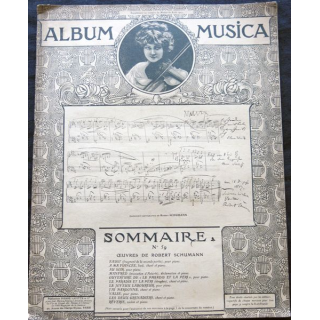 Album Musica sommaire N° 59 de août 1907 aux Editions Pierre Lafitte & Cie Editeurs
