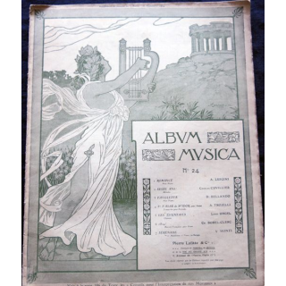 Album Musica N° 24 de septembre 1904 aux Editions Pierre Lafitte & Cie Editeurs