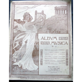 Album Musica N° 17 de février 1904 aux Editions Pierre Lafitte & Cie Editeurs