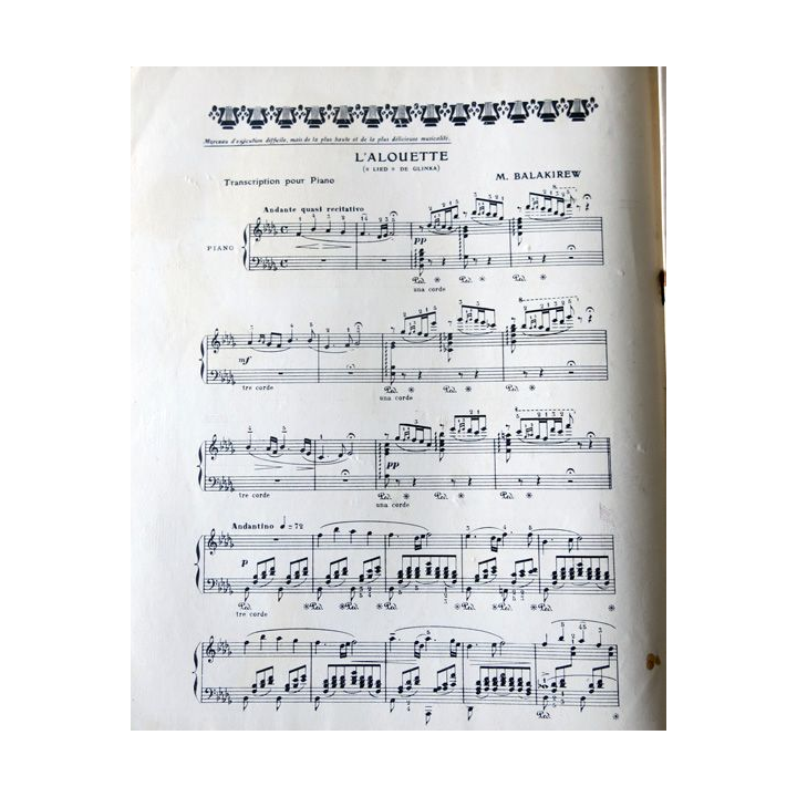 Album Musica sommaire N° 49 de octobre 1906 aux Editions Pierre Lafitte & Cie Editeurs