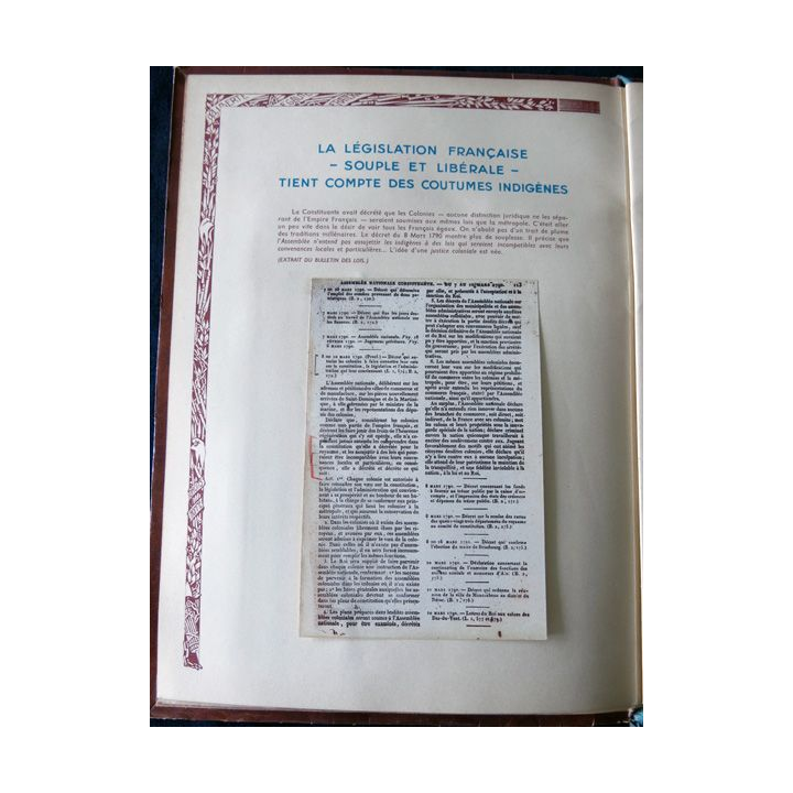 L'œuvre généreuse et humaine de la France colonisatrice - 150 ans de conquête des cœurs Maurice Devriès Editeur Paris