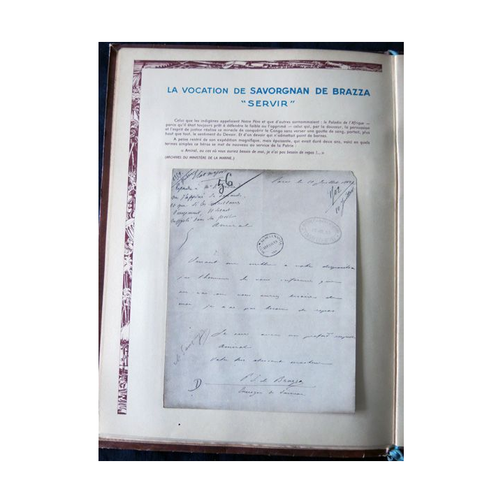 L'œuvre généreuse et humaine de la France colonisatrice - 150 ans de conquête des cœurs Maurice Devriès Editeur Paris