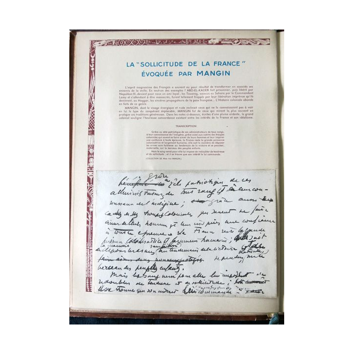 L'œuvre généreuse et humaine de la France colonisatrice - 150 ans de conquête des cœurs Maurice Devriès Editeur Paris