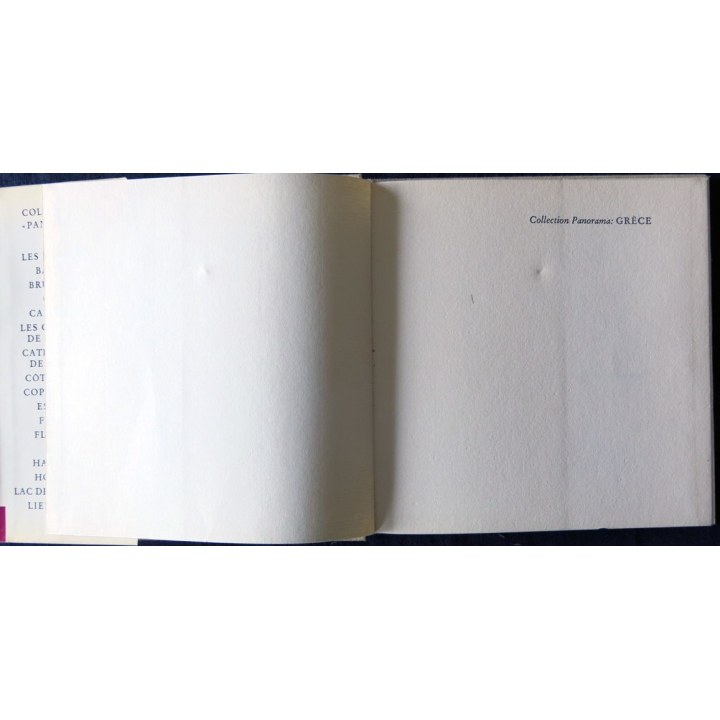 Collection Panrama : Grèce - 30 photos en couleurs de W. Kudrnofsky aux Editions La Bibliothèque des Arts Paris