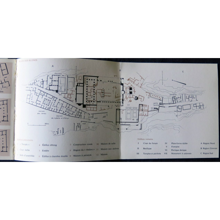 Glanum - Saint-Remy-de-Provence 1977 Texte de F. Silviat Caisse Nationale des Monuments Historiques