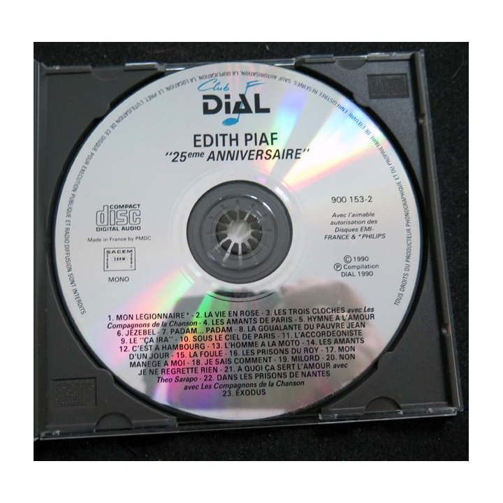 DISQUE CD : Edith Piaf Mon Légionnaire ...