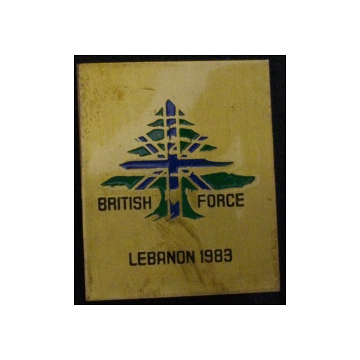 BRITISH FORCE LEBANON 1983 (MÉTAL PEINT)