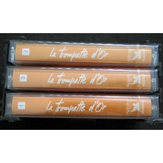K7 Audio  : Lot de 3 K7 neuves emballées sur les Trompettes d'Or