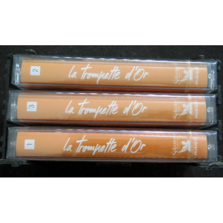 K7 Audio  : Lot de 3 K7 neuves emballées sur les Trompettes d'Or