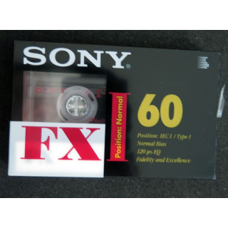 K7 Audio  : K7 neuve emballée Sony FXI 60