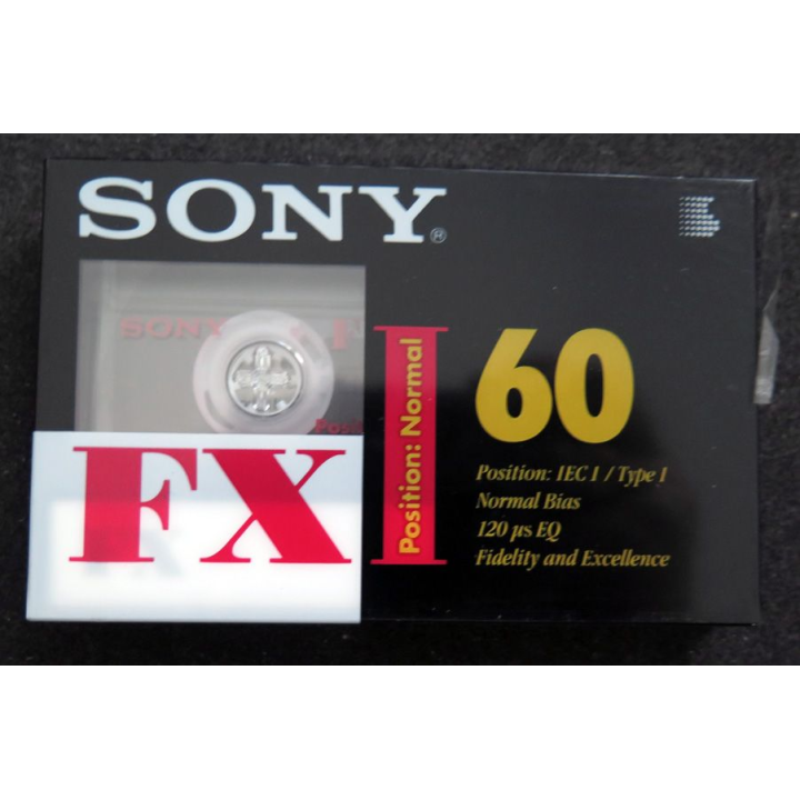 K7 Audio  : K7 neuve emballée Sony FXI 60