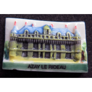 fève Château de Azay le Rideau en céramique 