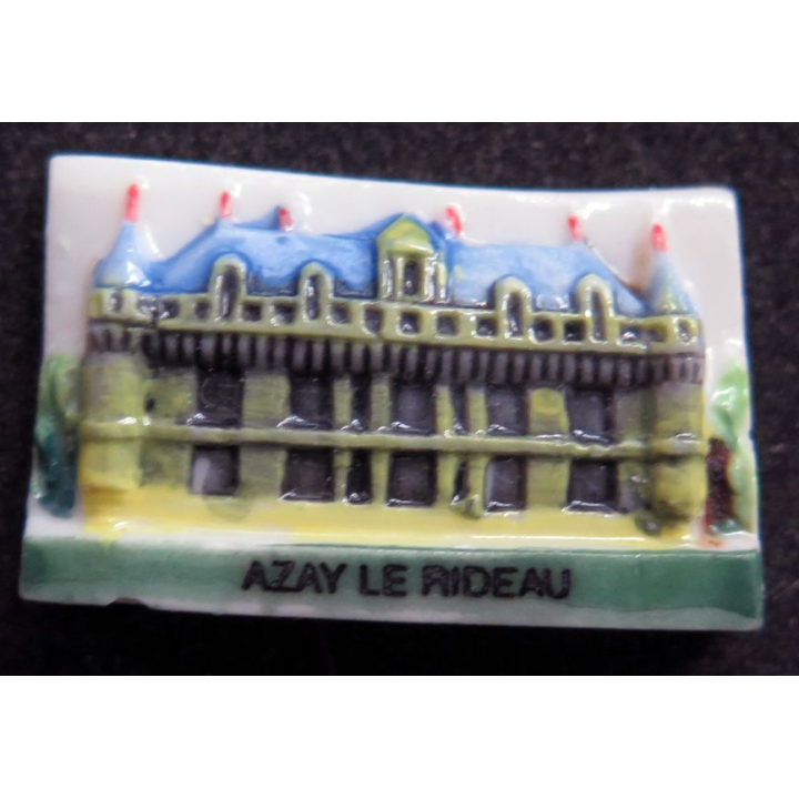 fève Château de Azay le Rideau en céramique 