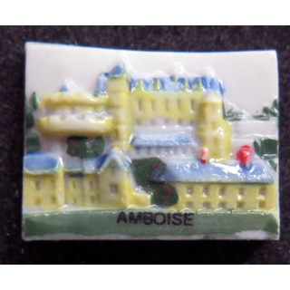 fève Château d'amboise en céramique