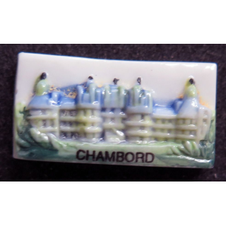 fève Château de Chambord en céramique