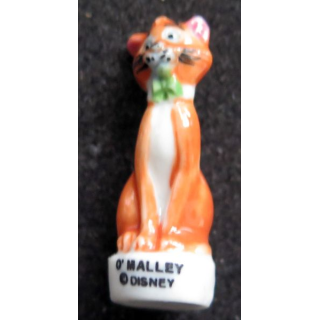 fève le Chat O' Malley Disney en céramique