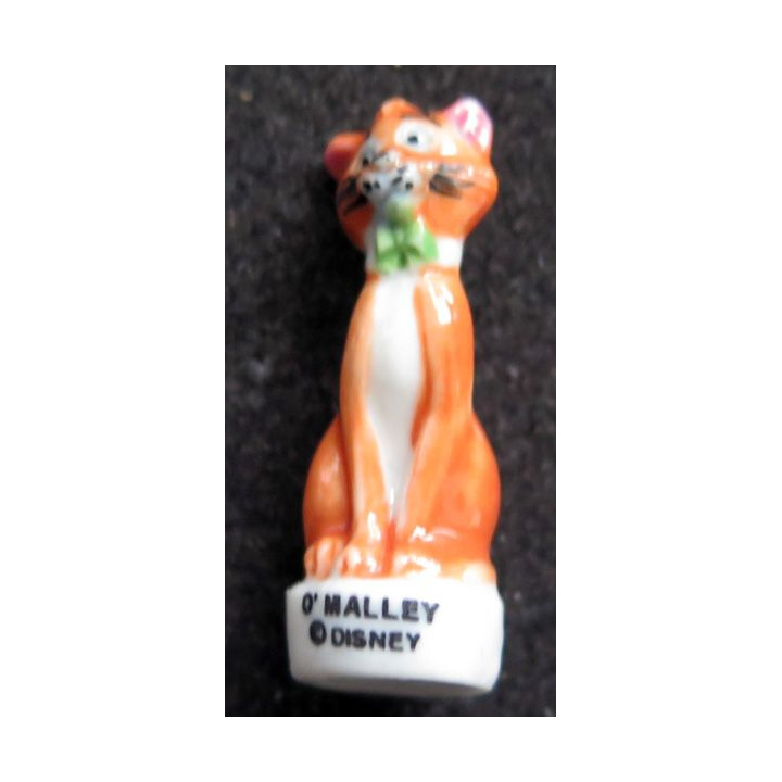 fève le Chat O' Malley Disney en céramique