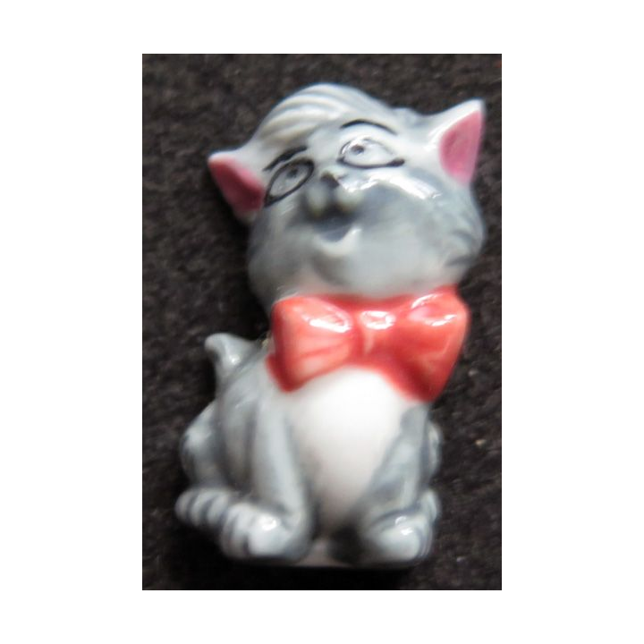 fève le Chat Toulouse Disney en céramique