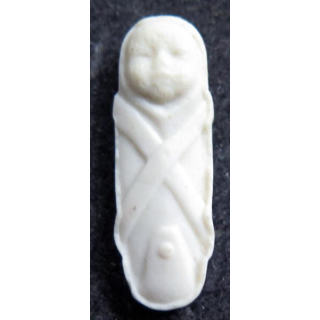 Fève bébé emmailloté céramique