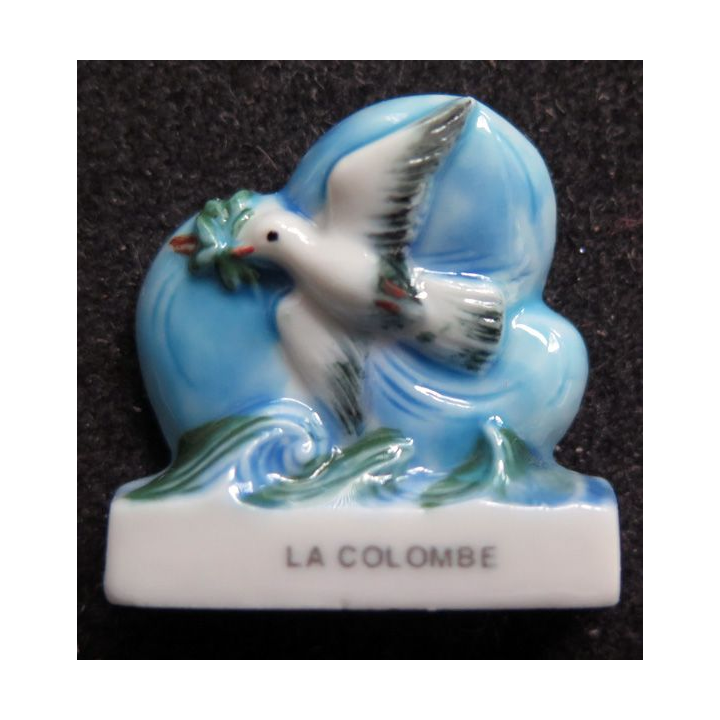 Fève La Colombe en céramique