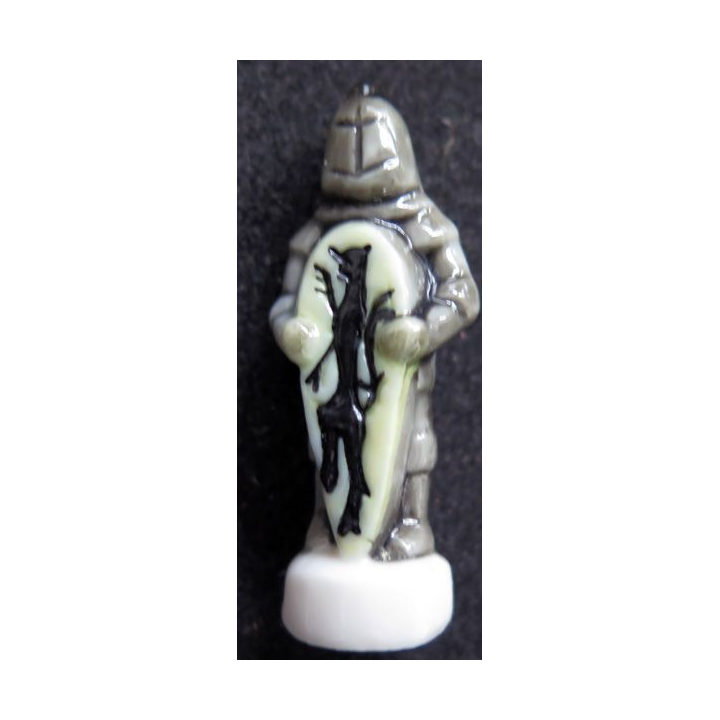 Fève Chevalier en céramique