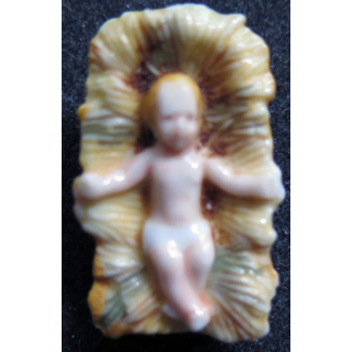 Fève Petit Jésus en céramique