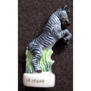 fève Le zèbre en céramique