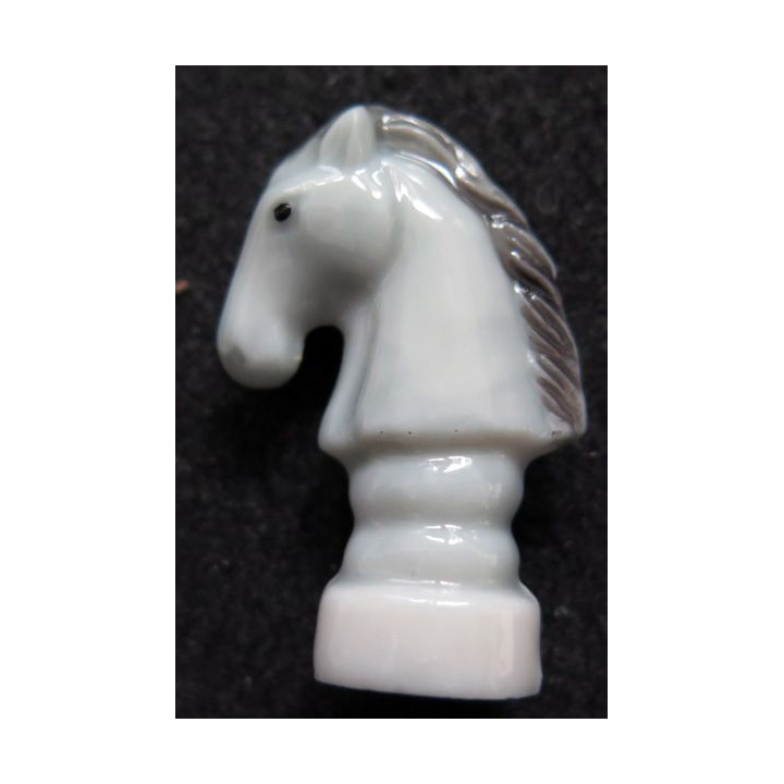 fève Pion d'échec le Cheval en céramique