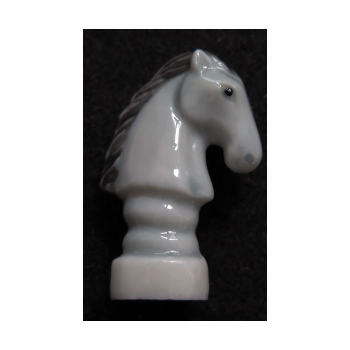 fève Pion d'échec le Cheval en céramique