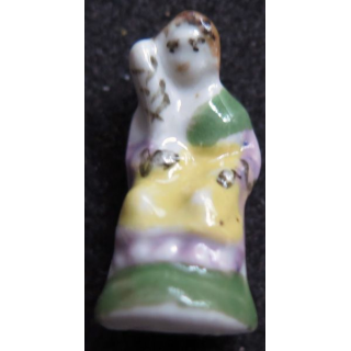 fève femme et enfant en céramique
