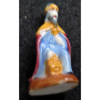 Fève Roi mage en céramique