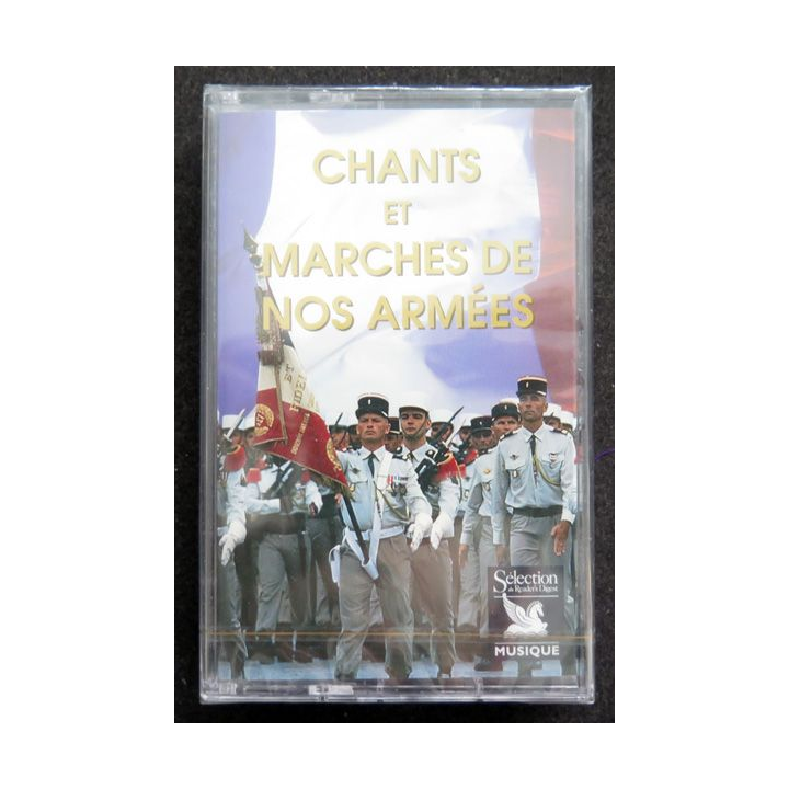 K7 Audio  : K7 neuve emballée de Chants et marches de nos armées Prestigieux Corps d'Armée