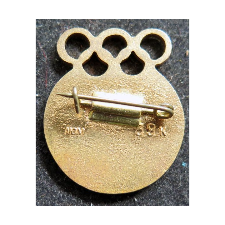 URSS : insigne métallique des jeux olympiques de Moscou
