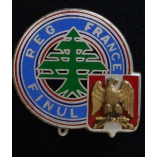 15° DI : insigne métalllique du régiment français à la FINUL Liban