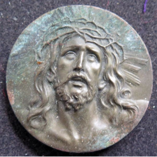 médaille de Jésus Centenaire des établissements Béraudy-Vaure de diamètre 4,5 cm