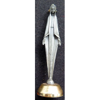 Vierge en métal de 9 cm de Hauteur très finement travaillée