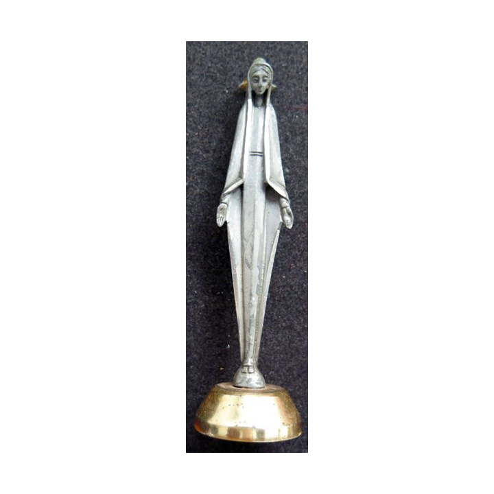 Vierge en métal de 9 cm de Hauteur très finement travaillée