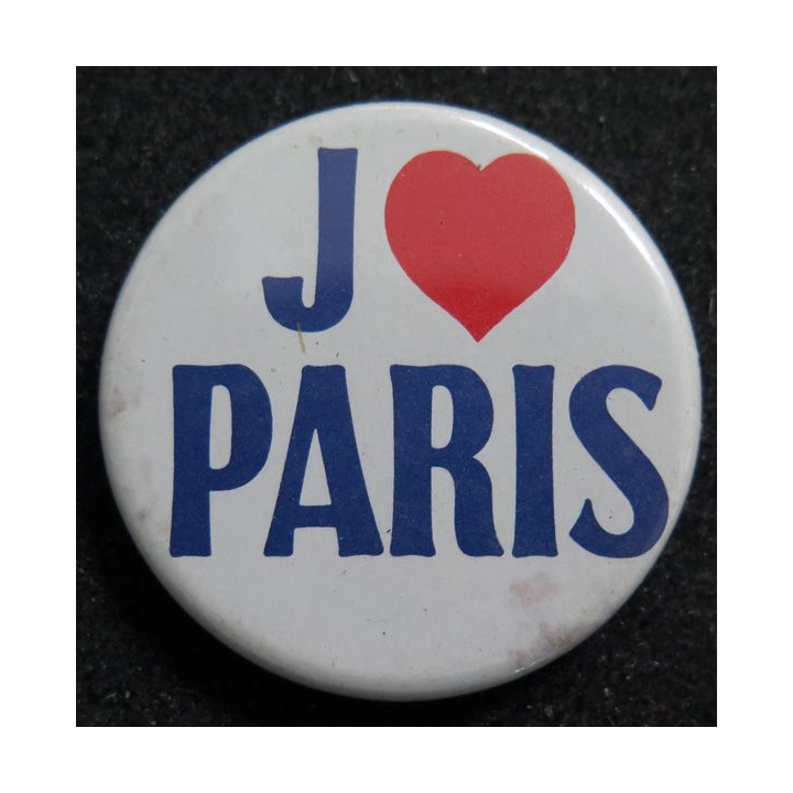 médaillon métallique j'Aime Paris 