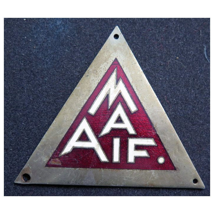 InPlaque automobile MAAIF mutuelle assurance automobiles des instituteurs de France
