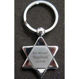 Porte clefs Israelien Bar Mitzvah Raphaël