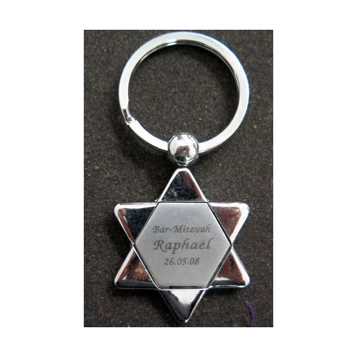 Porte clefs Israelien Bar Mitzvah Raphaël